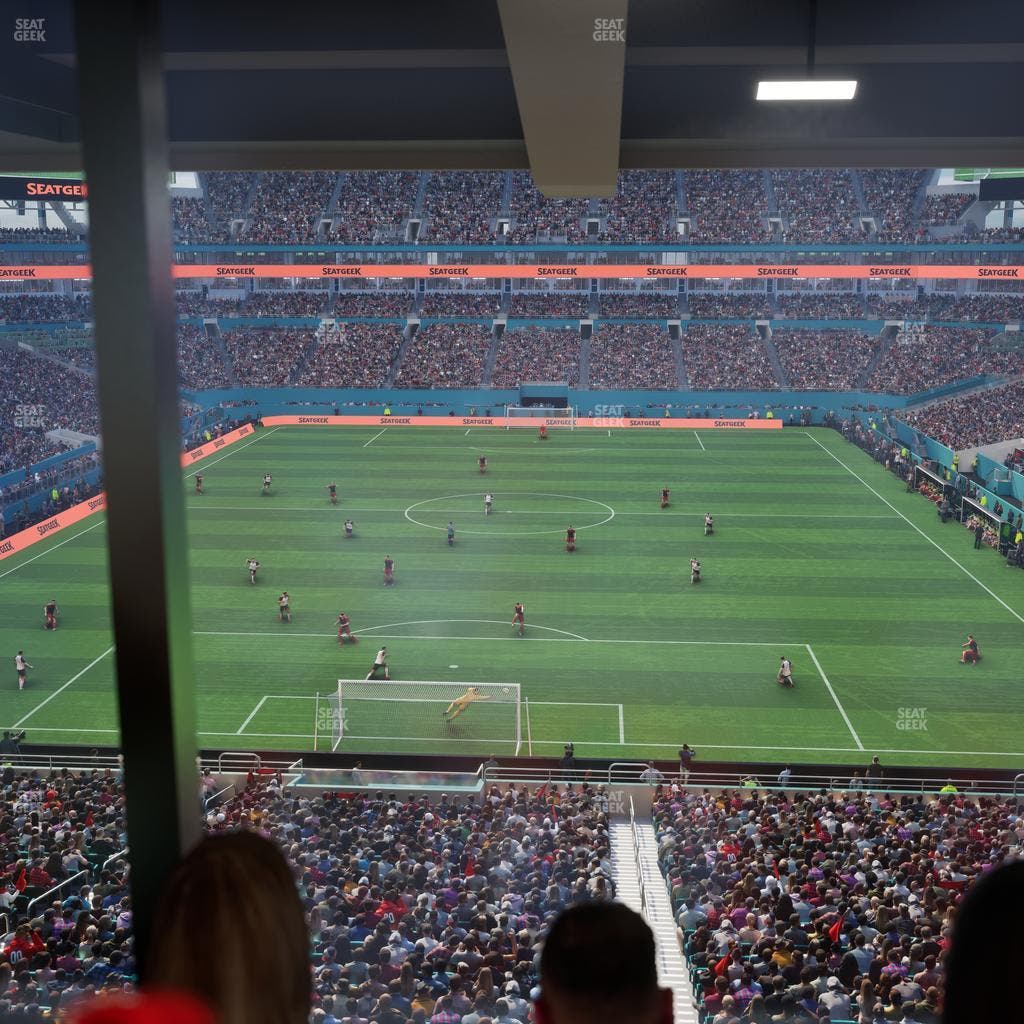 Hard Rock Stadium - Section Mezzanine Suite 5 A Seat View