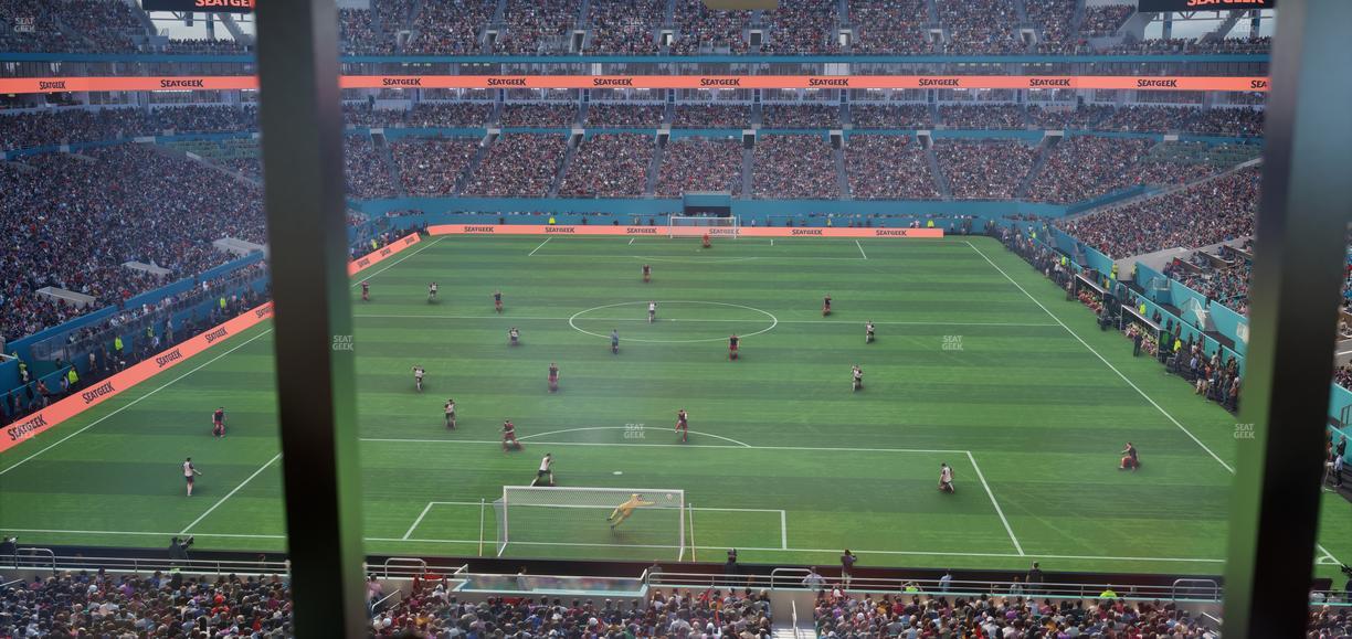 Hard Rock Stadium - Section Mezzanine Suite 5 A Seat View