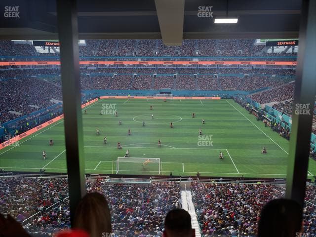Hard Rock Stadium - Section Mezzanine Suite 5 A Seat View