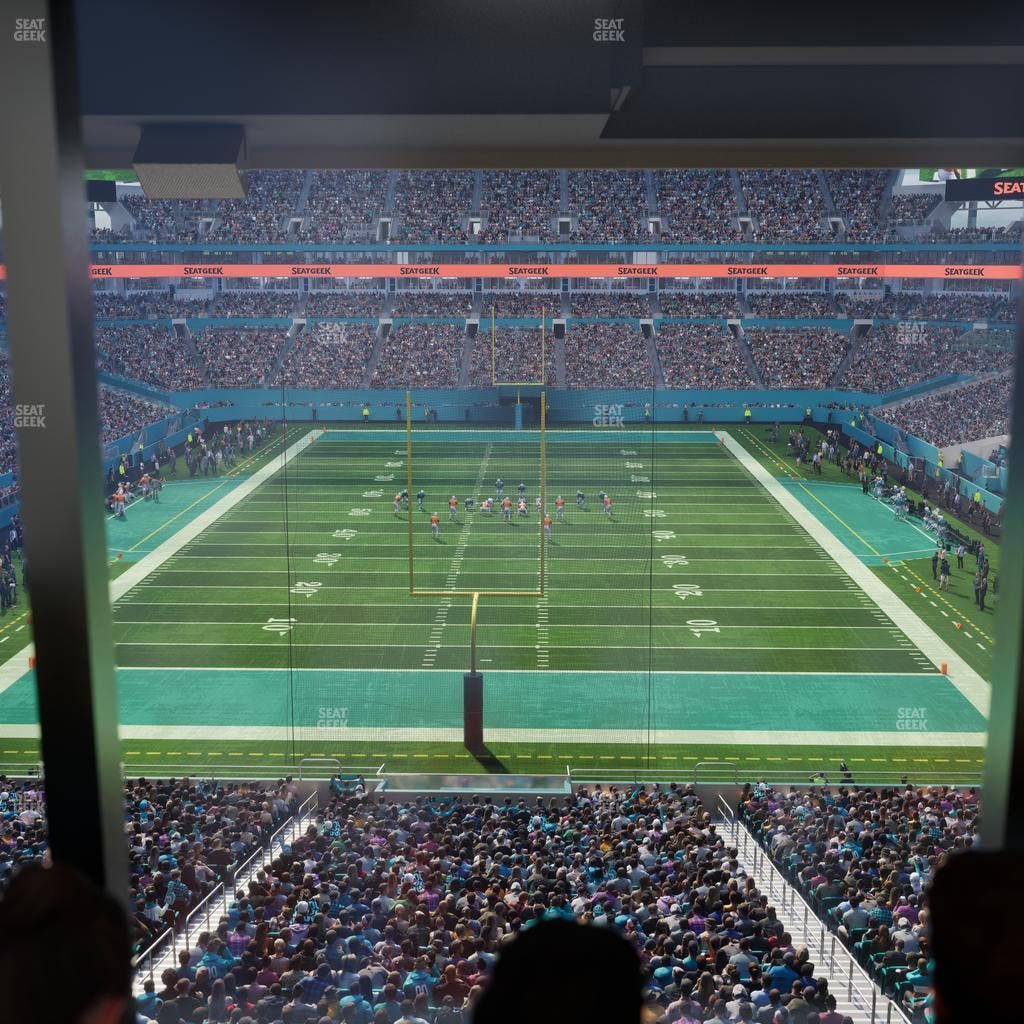 Hard Rock Stadium - Section Mezzanine Suite 5 B Seat View