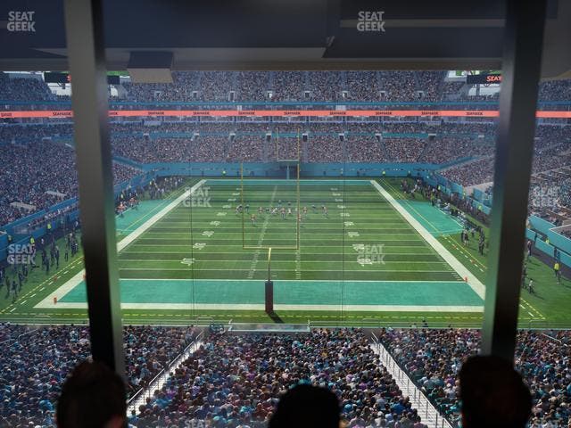 Hard Rock Stadium - Section Mezzanine Suite 5 B Seat View