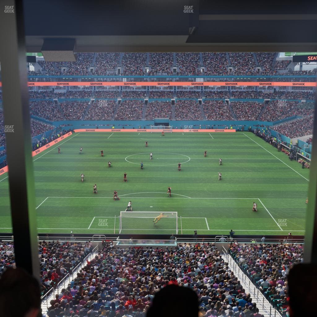 Hard Rock Stadium - Section Mezzanine Suite 5 B Seat View