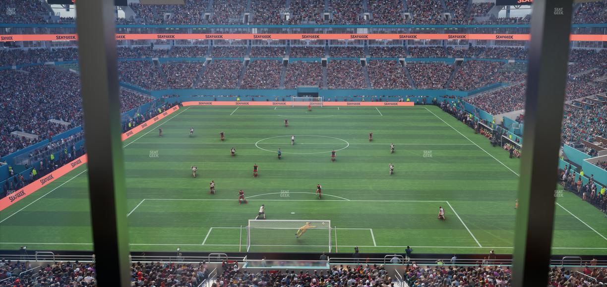 Hard Rock Stadium - Section Mezzanine Suite 5 B Seat View