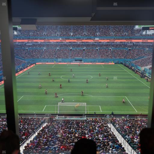 Hard Rock Stadium - Section Mezzanine Suite 5 B Seat View