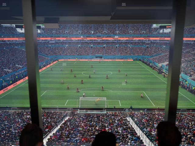 Hard Rock Stadium - Section Mezzanine Suite 5 B Seat View Hard Rock Stadium - Section Mezzanine Suite 5 B Seat View