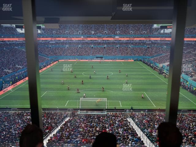Hard Rock Stadium - Section Mezzanine Suite 5 B Seat View