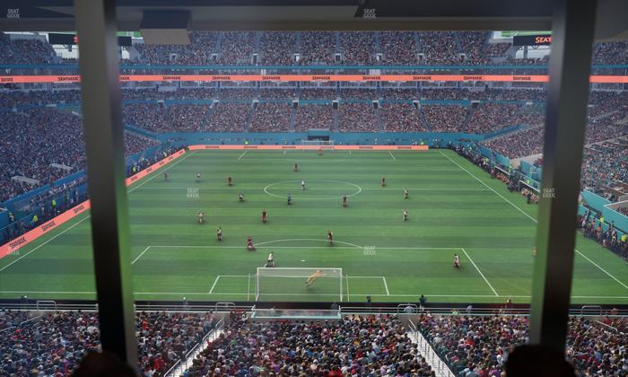 Hard Rock Stadium - Section Mezzanine Suite 5 B Seat View