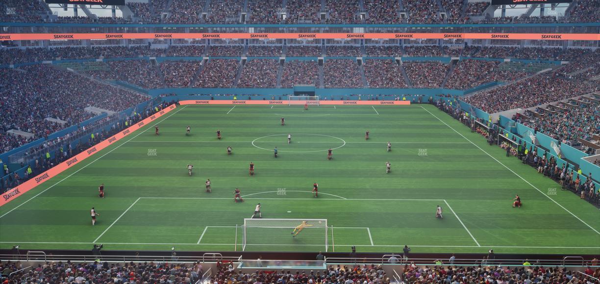 Hard Rock Stadium - Section Mezzanine Suite 5 B Seat View