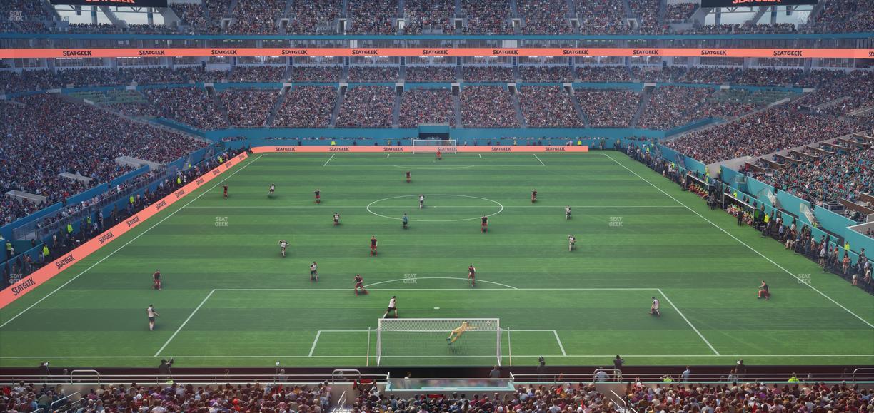 Hard Rock Stadium - Section Mezzanine Suite 5 C Seat View