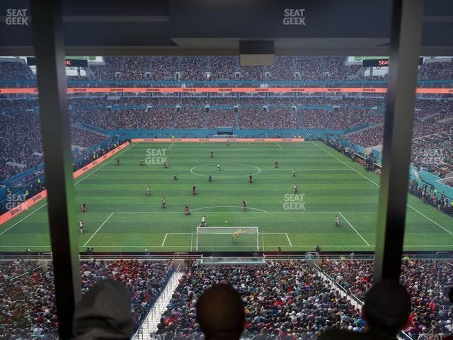 Hard Rock Stadium - Section Mezzanine Suite 5 C Seat View
