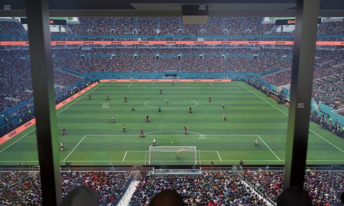 Hard Rock Stadium - Section Mezzanine Suite 5 C Seat View