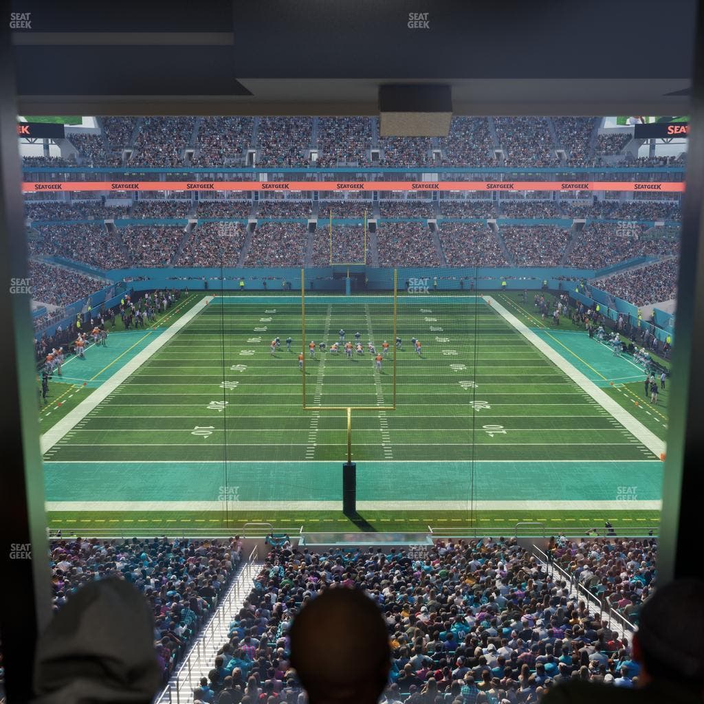 Hard Rock Stadium - Section Mezzanine Suite 5 C Seat View