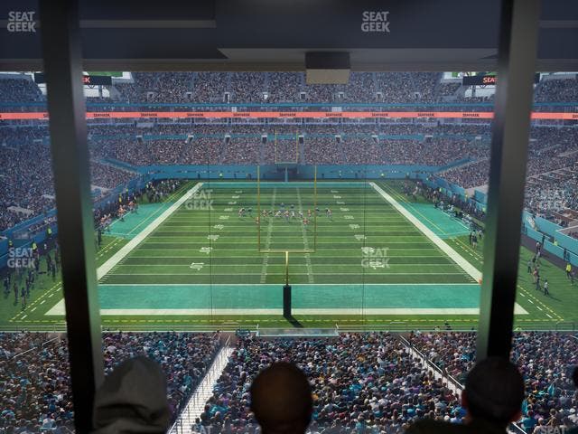 Hard Rock Stadium - Section Mezzanine Suite 5 C Seat View