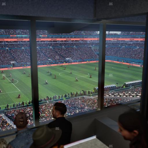 Hard Rock Stadium - Section Mezzanine Suite 50 A Seat View