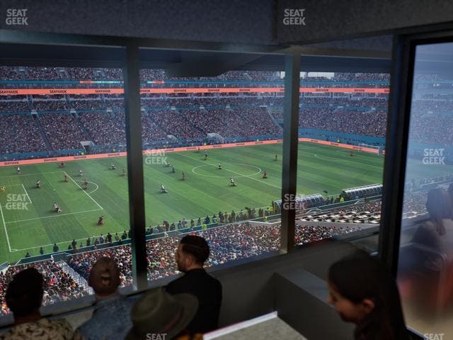 Hard Rock Stadium - Section Mezzanine Suite 50 A Seat View