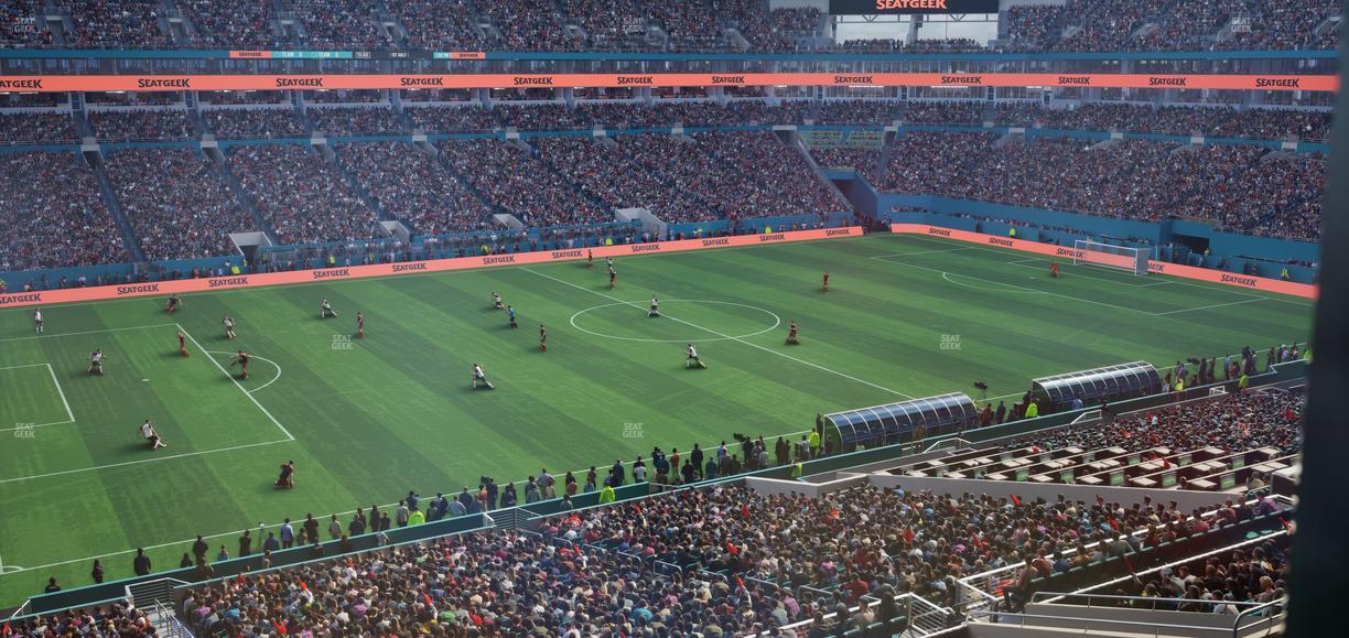 Hard Rock Stadium - Section Mezzanine Suite 50 A Seat View