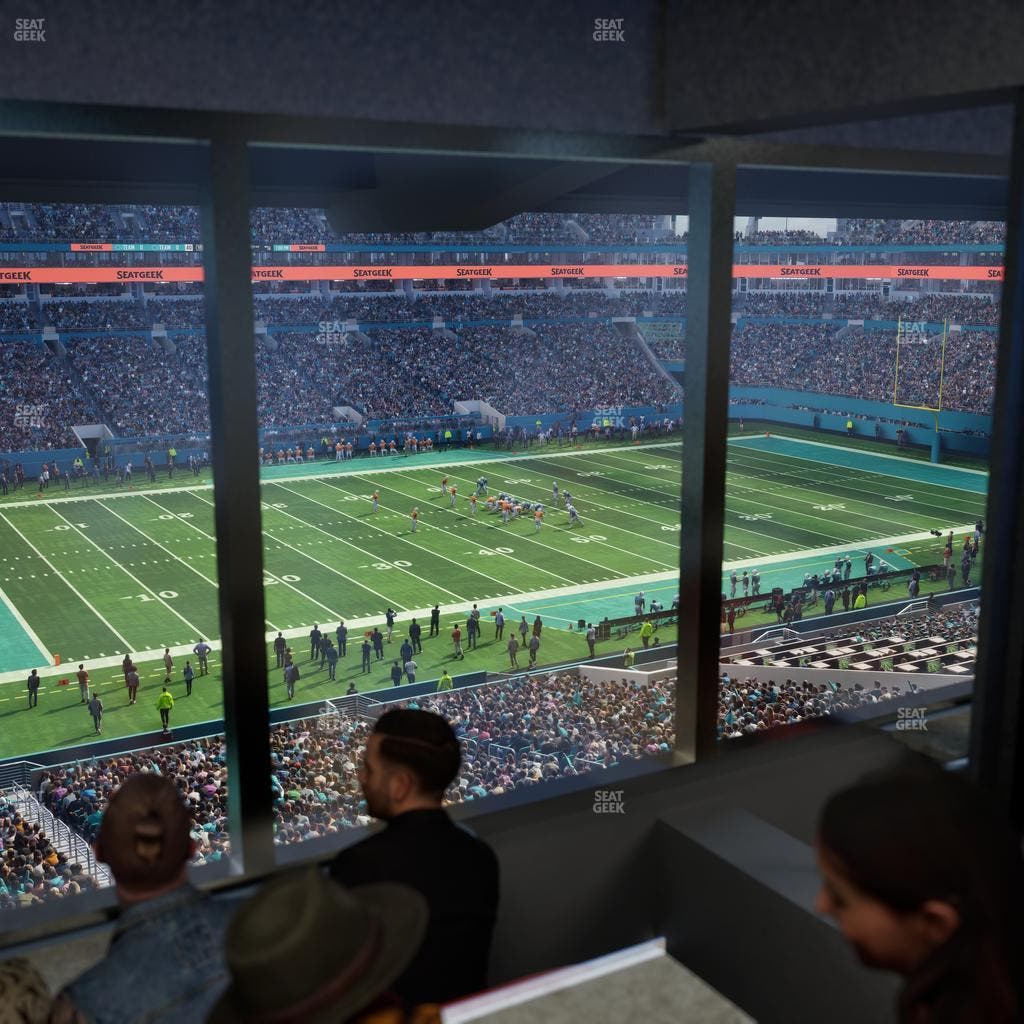 Hard Rock Stadium - Section Mezzanine Suite 50 A Seat View