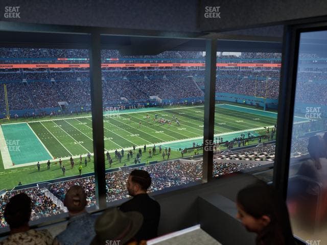 Hard Rock Stadium - Section Mezzanine Suite 50 A Seat View