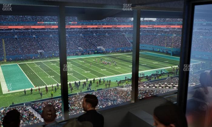 Hard Rock Stadium - Section Mezzanine Suite 50 A Seat View