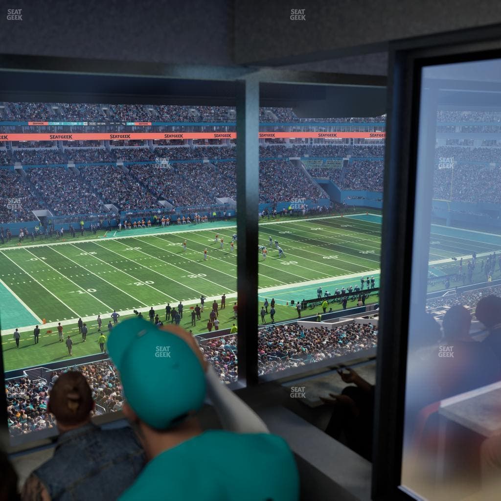 Hard Rock Stadium - Section Mezzanine Suite 50 B Seat View