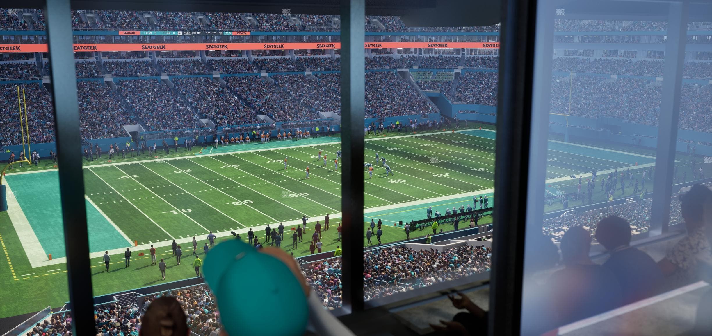 Hard Rock Stadium - Section Mezzanine Suite 50 B Seat View