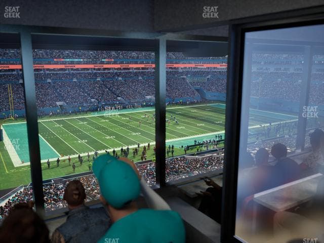 Hard Rock Stadium - Section Mezzanine Suite 50 B Seat View