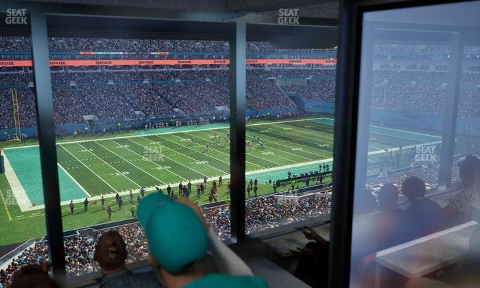 Hard Rock Stadium - Section Mezzanine Suite 50 B Seat View