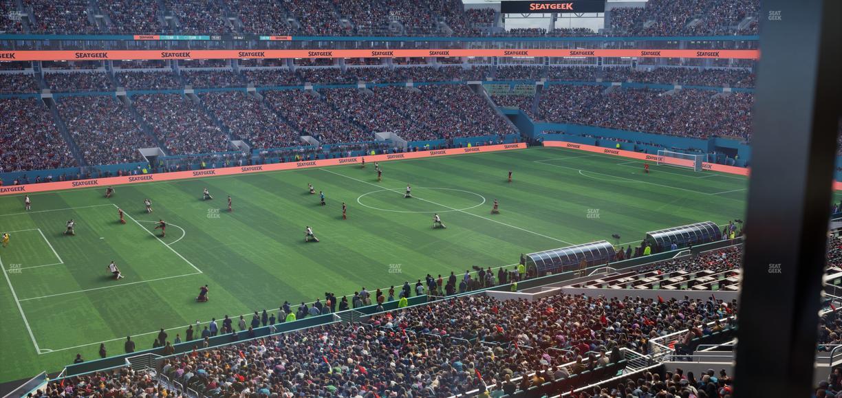 Hard Rock Stadium - Section Mezzanine Suite 50 B Seat View