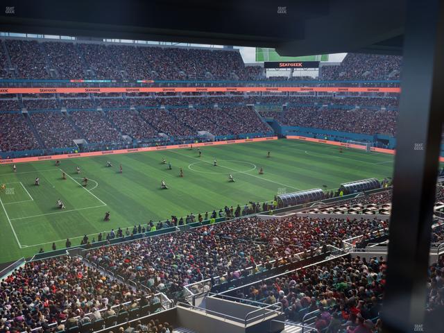 Hard Rock Stadium - Section Mezzanine Suite 50 B Seat View