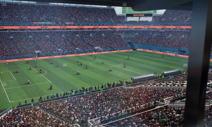 Hard Rock Stadium - Section Mezzanine Suite 50 B Seat View