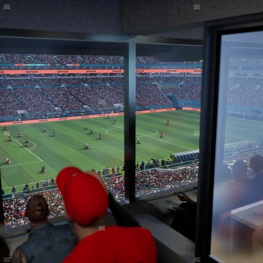 Hard Rock Stadium - Section Mezzanine Suite 50 B Seat View