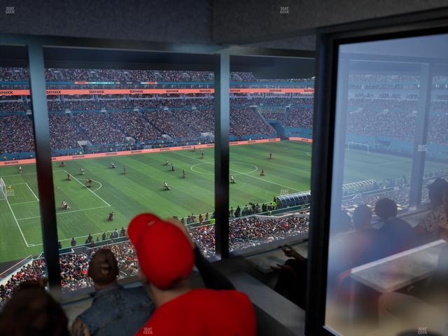 Hard Rock Stadium - Section Mezzanine Suite 50 B Seat View Hard Rock Stadium - Section Mezzanine Suite 50 B Seat View