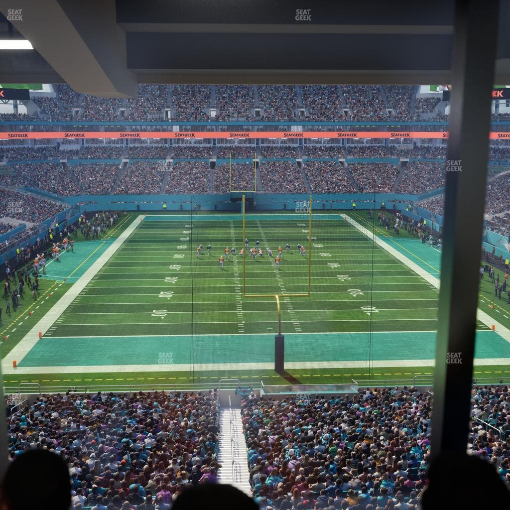 Hard Rock Stadium - Section Mezzanine Suite 6 A Seat View
