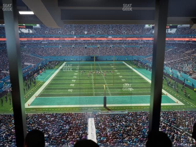 Hard Rock Stadium - Section Mezzanine Suite 6 A Seat View