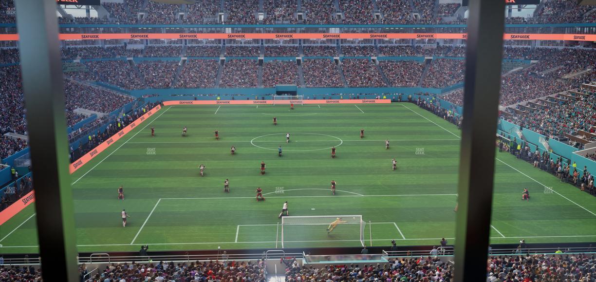 Hard Rock Stadium - Section Mezzanine Suite 6 A Seat View