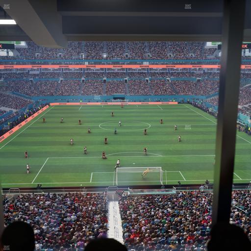 Hard Rock Stadium - Section Mezzanine Suite 6 A Seat View