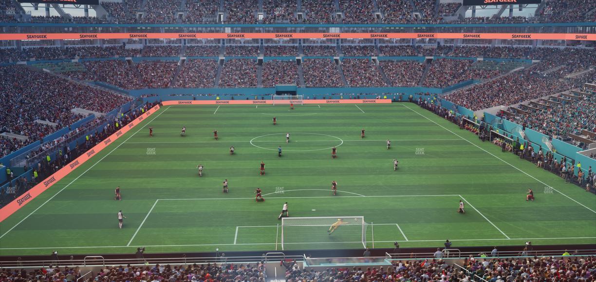 Hard Rock Stadium - Section Mezzanine Suite 6 A Seat View