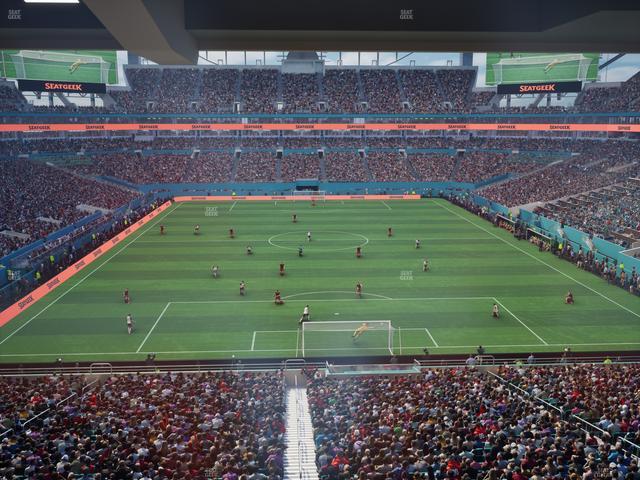 Hard Rock Stadium - Section Mezzanine Suite 6 A Seat View