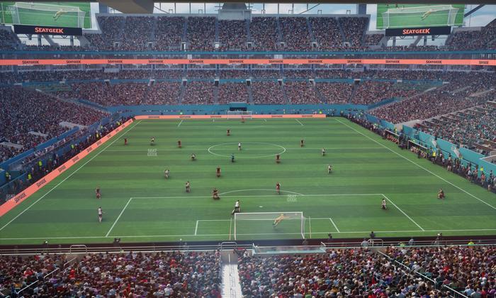 Hard Rock Stadium - Section Mezzanine Suite 6 A Seat View