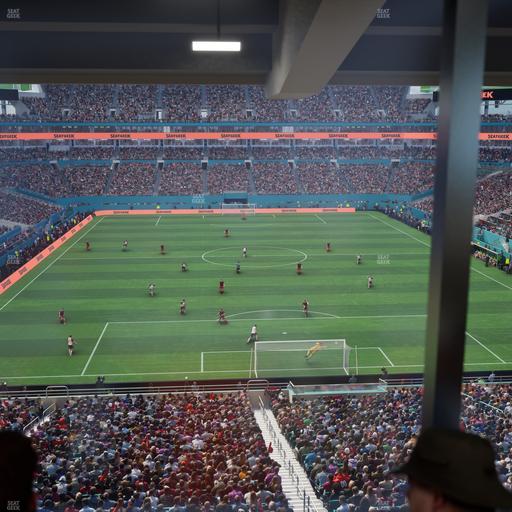 Hard Rock Stadium - Section Mezzanine Suite 6 B Seat View