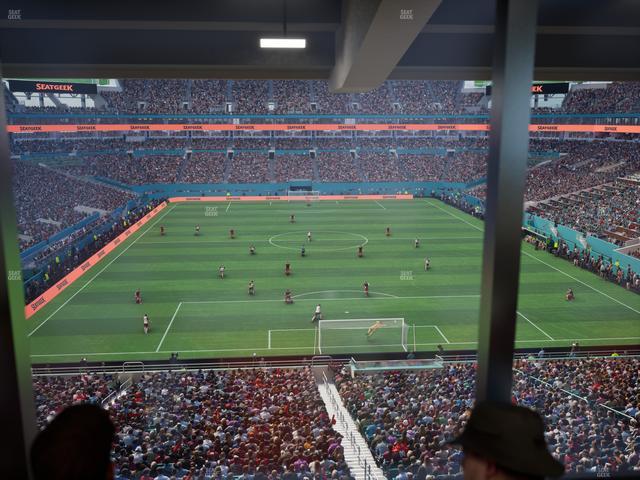 Hard Rock Stadium - Section Mezzanine Suite 6 B Seat View Hard Rock Stadium - Section Mezzanine Suite 6 B Seat View