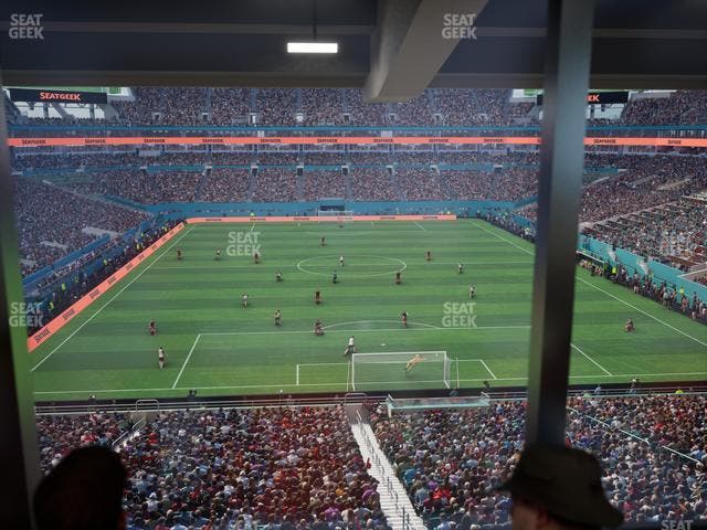 Hard Rock Stadium - Section Mezzanine Suite 6 B Seat View