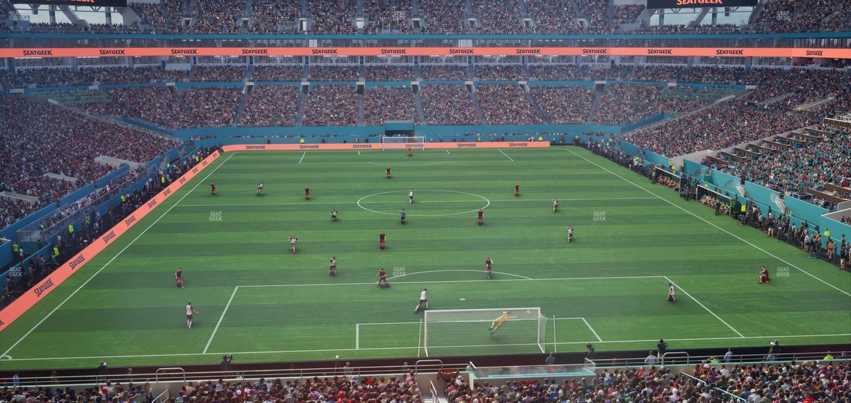 Hard Rock Stadium - Section Mezzanine Suite 6 B Seat View