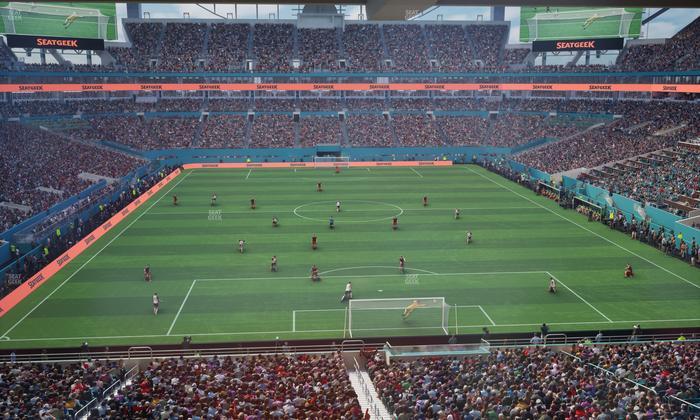 Hard Rock Stadium - Section Mezzanine Suite 6 B Seat View