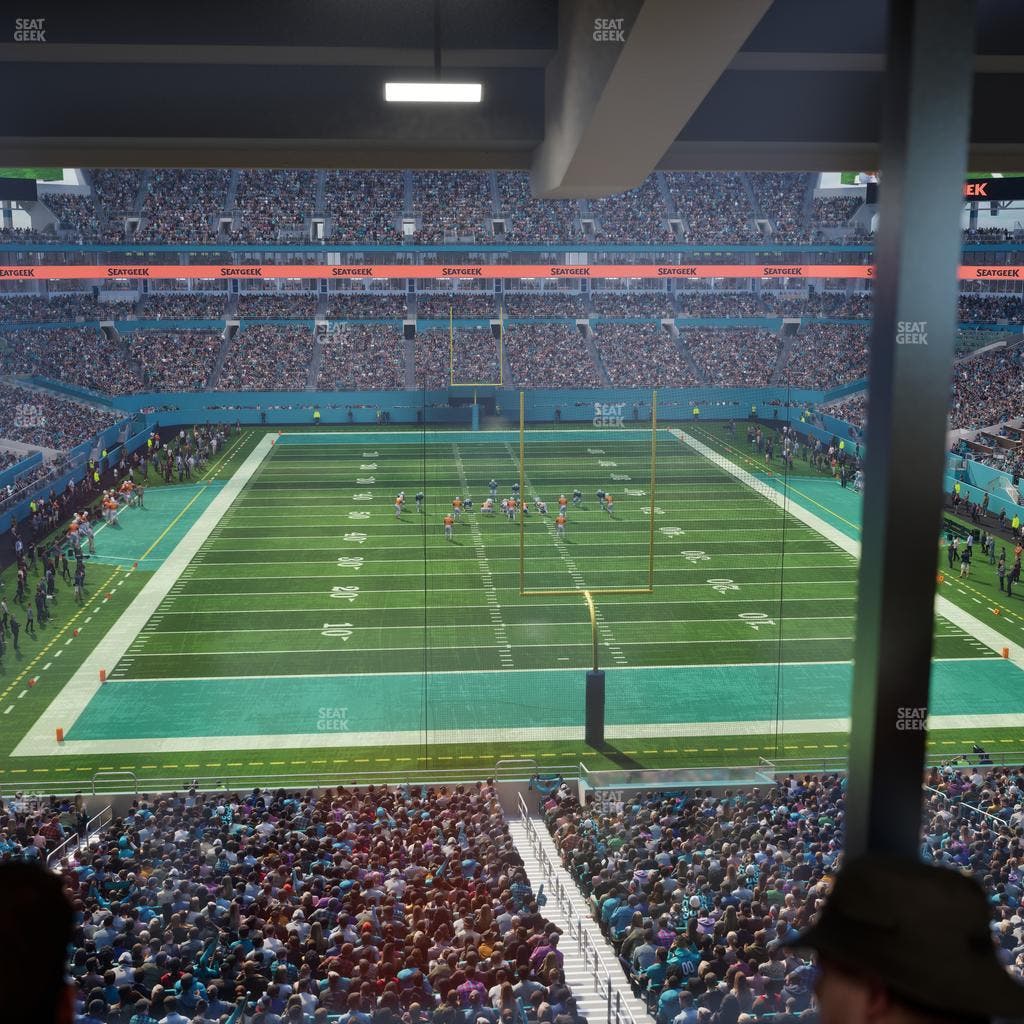 Hard Rock Stadium - Section Mezzanine Suite 6 B Seat View