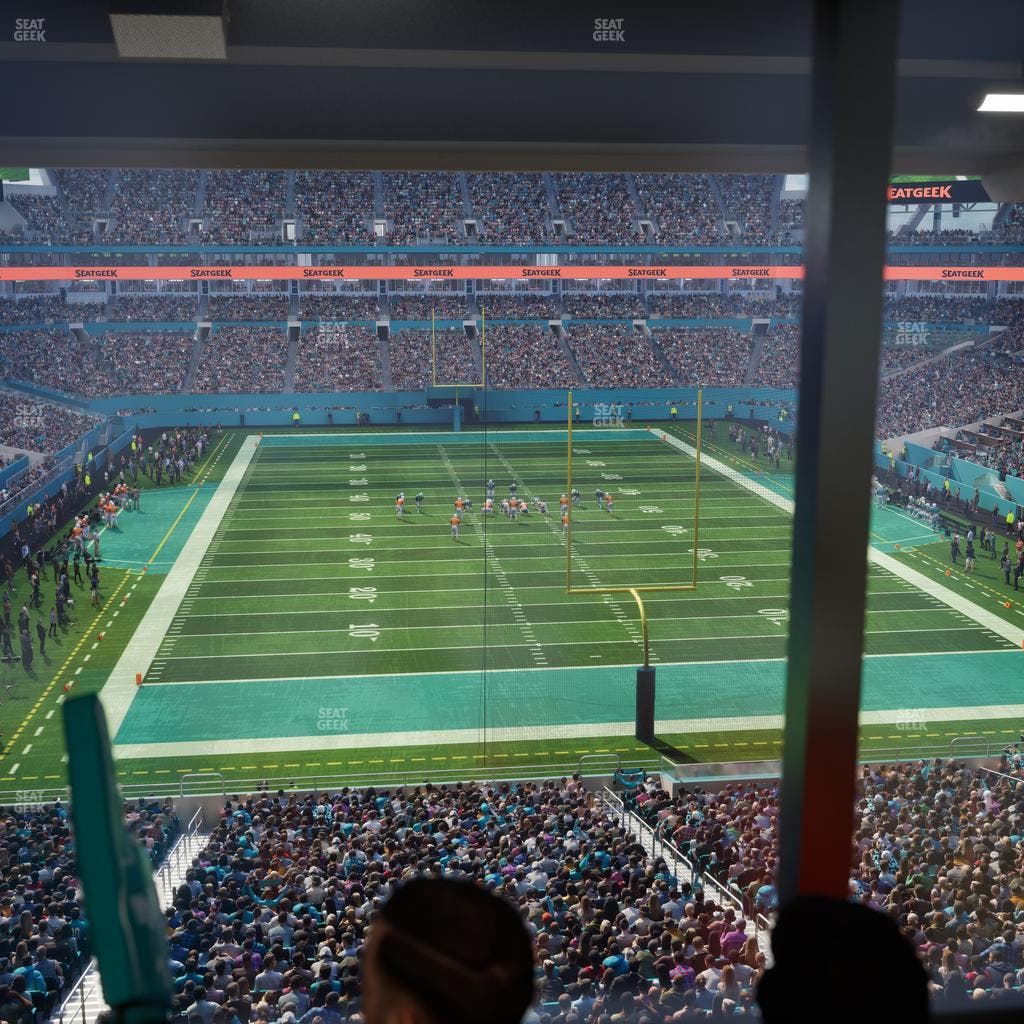 Hard Rock Stadium - Section Mezzanine Suite 6 C Seat View