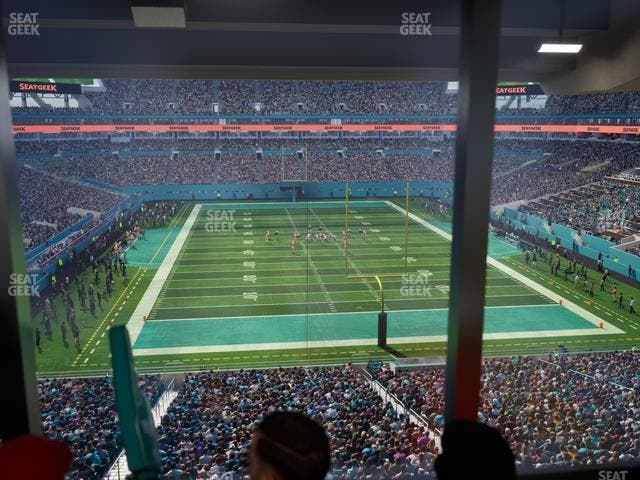 Hard Rock Stadium - Section Mezzanine Suite 6 C Seat View