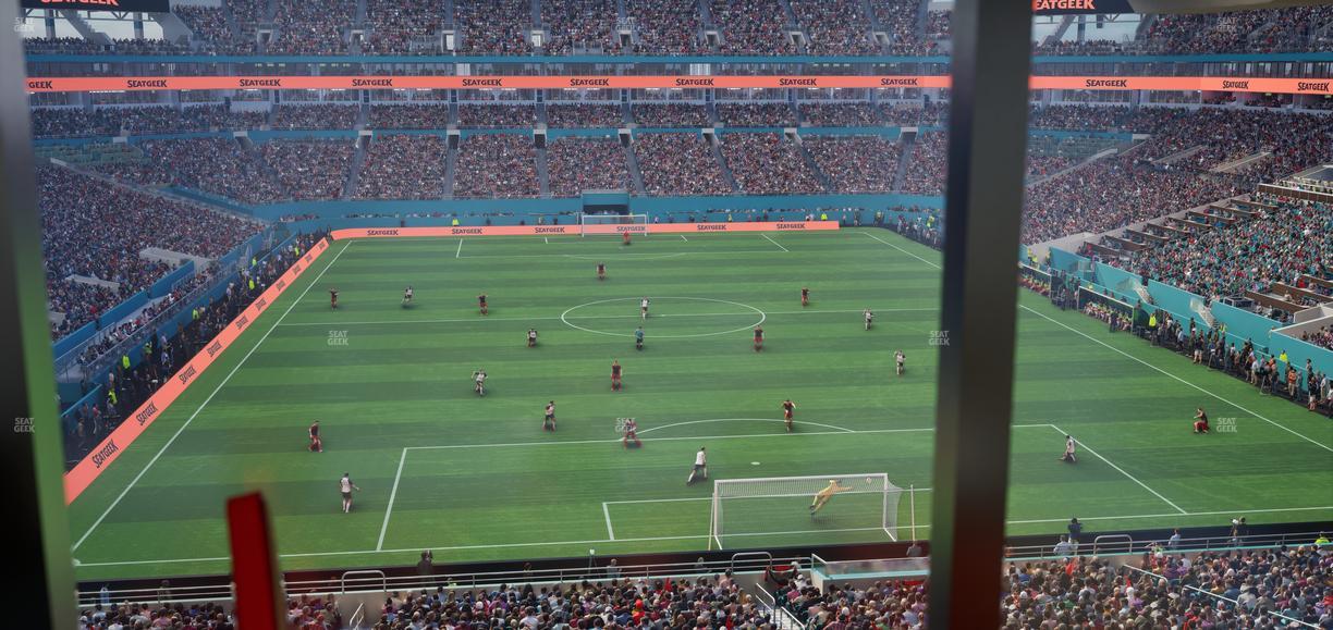 Hard Rock Stadium - Section Mezzanine Suite 6 C Seat View