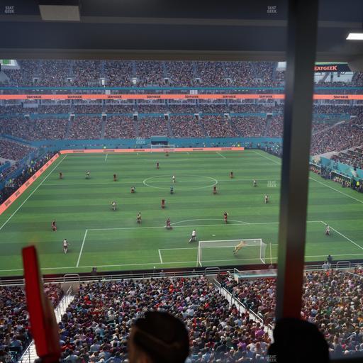 Hard Rock Stadium - Section Mezzanine Suite 6 C Seat View