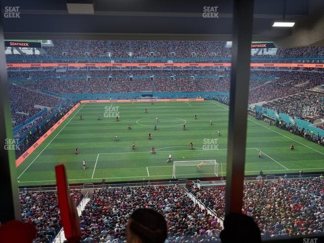Hard Rock Stadium - Section Mezzanine Suite 6 C Seat View